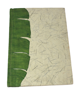 Carnet en papier de fibre de banane de couleur crème fait à la main, design promotionnel avec une belle couverture imprimée, style journal - Product Image 1