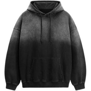 Premium Acid Washed Hoodie <b>Oversized</b> Fit <b>Vintage</b> Streetwear Pullover <b>Sweatshirt</b> For Men Women Winter Casual Fashion - Product Image 1