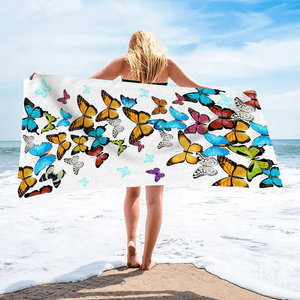 High Quality Plaid Printed Cotton Bath Hand <b>Towel</b> <b>Quick</b> <b>Dry</b> Luxury Solid Color Beach <b>Towel</b> with OEM Service Best Value Price - Product Image 3