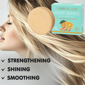 Champú Sólido de Jengibre Hecho en la UE, Nuevo, al Mejor Precio, 98% Orgánico, Refrescante, para el Crecimiento del Cabello, Nutritivo e Hidratante - Product Image 3