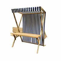 Chariot de Vente Ambulant Pliant en Bois – Stand de Marché, Table de Vendeur Ambulant, Chariot à Fleurs, Stand Promotionnel pour Bazar