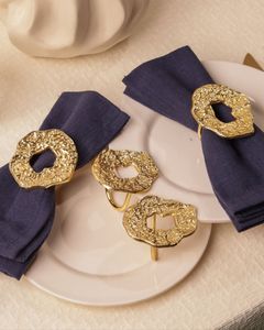 Anillo de Servilleta de Aluminio de Diseño Moderno y Elegante, Detalle de Mesa Moderno para Fiestas y Recepciones - Product Image 6