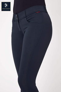 Venta al por mayor de silicona pantalones de montar a caballo Leggings pantalones ecuestres al por mayor de alta calidad logotipo personalizado pantalones de asiento completo - Product Image 4