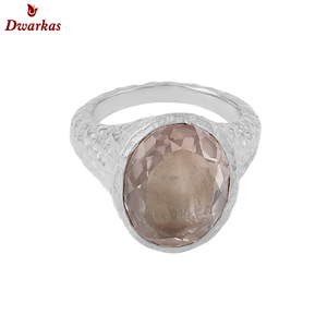 Vente en gros du fabricant Bague marteau en argent sterling 925 avec grande pierre de cristal pour bijoux pour hommes en stock - Product Image 5
