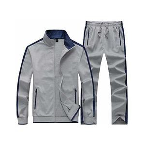 Chándal Deportivo Transpirable para Hombre, Diseño Personalizado, Tela de Poliéster Lisa, Corte Ajustado, Ropa Deportiva para Gimnasio y Fitness - Product Image 2