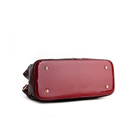 Gros sac à main nouvelle tendance pour femmes Cuir PU Grand sac à bandoulière marron pour dames & Sac à main en cuir véritable