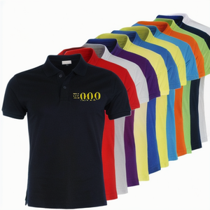 Camiseta Polo de Hombre Lisa de Alta Calidad, 100% Algodón, 12 Colores, Impresión Personalizada, Bordado, Logotipo OEM - Product Image 1