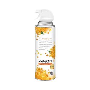 Desodorante para Inodoro con Aroma a Sukkiriea Osmanthus de Earth Pharmaceutical, 350 ml, Aromatizante para el Aire, Aroma Alegre - Product Image 1