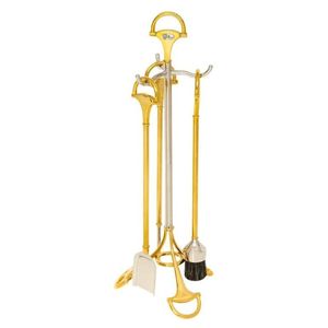 Timeless home decor brass fire <b>sets</b> with ornate handwork for <b>fireplaces</b> designed heritage inspired themes - Product Image 6