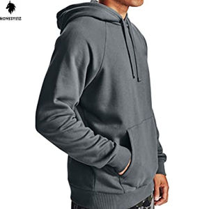 เสื้อฮู้ดดี้ทรงบ็อกซี่สำหรับผู้ชาย น้ำหนัก 00-500 กรัม ผ้าหนา แบบสวมหัว ไม่มีลาย สามารถสกรีนลายได้ ทรงหลวม ไหล่ตก เสื้อฮู้ดดี้เรียบง่ายสำหรับผู้ชาย - Product Image 6