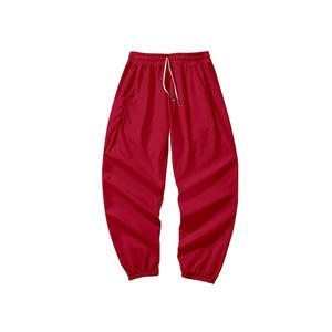 Vêtement de détente tendance en tissu confortable et ajustable, service OEM, logo personnalisé, fermeture éclair classique pour homme, pantalon de survêtement avec poignets et taille élastiques - Product Image 5