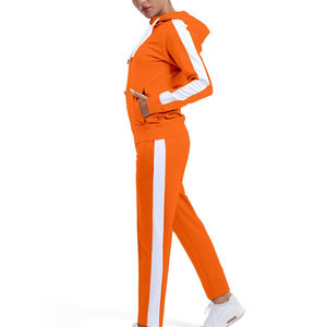 Nouveau design 2025, créez votre propre survêtement pour femme à manches longues, faible MOQ, dernier design, vêtements de jogging pour femme, survêtements à fermeture éclair en vente - Product Image 6