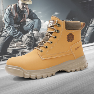 Giày bảo hộ GUYISA dòng nhẹ và tiện dụng, tiêu chuẩn Châu Âu, <span class=keywords><strong>m</strong></span>ũi thép, <span class=keywords><strong>m</strong></span>àu vàng - Product Image 6