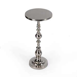 Table basse indienne moderne de luxe de qualité supérieure en aluminium, faite à la main, meubles de salon décoratifs pour la maison - Product Image 5