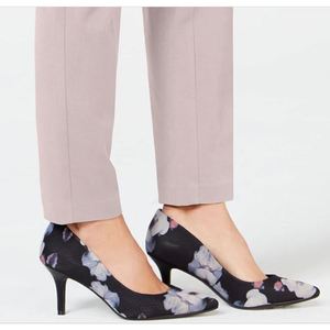 Pantalon Alfani pour femme, beige, bi-extensible, coupe skinny Hollywood, taille mi-haute, jambe large, anti-plis et respirant, taille 8 Petite - Product Image 3