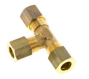 Raccord en T en laiton de haute qualité en gros, connecteur à 3 voies, filetage BSP NPT, fournisseur de matériel de plomberie - Product Image 2