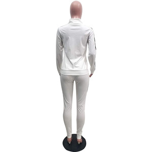 Ensemble de survêtement décontracté pour femme, manches longues, lavé, respirant, tendance 2026, vente en gros de haute qualité - Product Image 3