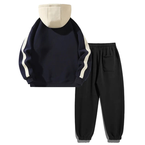 Survêtements décontractés pour hommes à prix avantageux, coupe classique, poids lourd, imprimés, 100% coton, écologiques, respirants, en polaire, pour l'hiver - Product Image 6