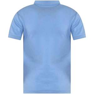 Logo personnalisé avec impression Sports de plein air Athlétique respirant Slim Fit Running Tissu polyester respirant Bleu ciel Polos - Product Image 2