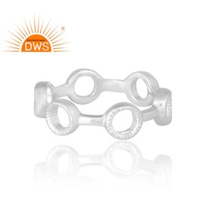 แหวนเงินแท้925สำหรับผู้หญิงคอลเลกชันวินเทจตามสั่งดีไซน์ใหม่ - Product Image 3