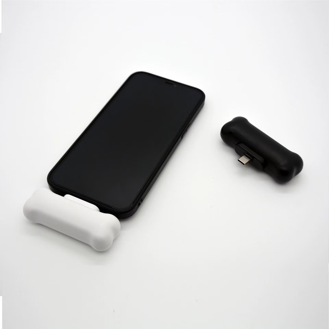 Disposable One-Off Use Bone Shaped Power Bank Portable Phone Battery Charger