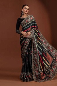 Vêtements indiens et pakistanais de haute qualité, tailles personnalisées, vêtements traditionnels pour mariage et fêtes, broderie lourde, polyester indien - Product Image 3