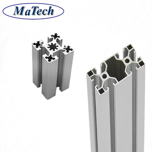 Profilé extrudé personnalisé 6061 6082 6063 <span class=keywords><strong>60x60</strong></span> Extrusion à rainure en T en aluminium à 3 fentes - Product Image 4