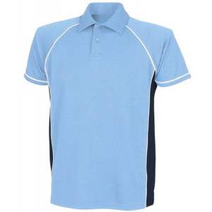 Camiseta deportiva de manga larga para hombre y mujer, polo de entrenamiento con cuello y cremallera, con Panel lateral, 1/4 - Product Image 2