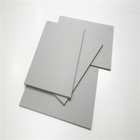 Carton gris de qualité supérieure 500 g/m² 600 g/m², carton fin, taille personnalisée, matériaux recyclés