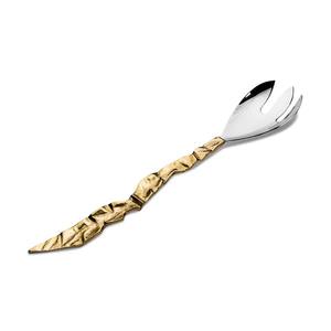 Ensemble de couverts élégants à poignée en or, idéal pour la cuisine moderne, les banquets d'hôtel, les mariages et la vaisselle de luxe. - Product Image 3