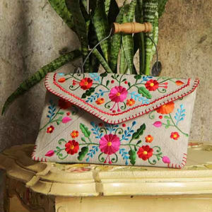 กระเป๋าลูกปัดปักลายไม่ซ้ำใครกระเป๋าคลัทช์มือสไตล์โบฮีเมียนกระเป๋าถือดีไซน์แฟนซีซับในขายส่ง - Product Image 2