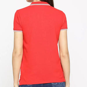 2025 polos con logotipo personalizado para mujer, de secado rápido, ligeros, 100% algodón, cuello levantado con tela de rizo, venta al por mayor - Product Image 3