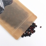 Paquete de 100 Hojas de Plástico Transparente con Cierre de Cremallera Marrón - Product Image 6