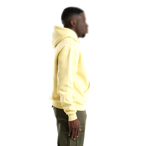 100% algodón en blanco peso pesado gota hombro hombres sudaderas con capucha de alta calidad Casual Color sólido algodón pulóver sudaderas con capucha de gran tamaño - Product Image 2