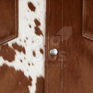 Veste en cuir de vachette vintage pour homme, élégante, style motard, décontractée, écologique, respirante, logo sur le devant - Product Image 6