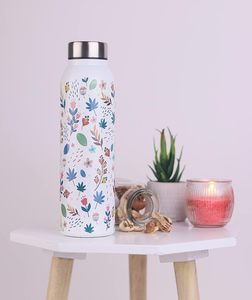 Premium Quality <b>Copper</b> Water <b>Bottle</b> 1000ml Eco-friendly Direct <b>Drinking</b> with Lid and Premium Packaging Made in India - Product Image 1