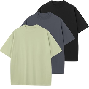 T-shirts surdimensionnés en coton lourd de qualité supérieure pour une impression personnalisée et un usage quotidien à bas prix - Product Image 1