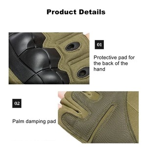 Gants de protection tactiques pour le sport, la chasse, la marche, à doigts complets, pour casque de plein air, gants de tir - Product Image 5