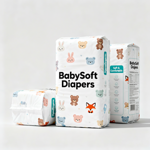 Échantillon Gratuit Couches-culottes jetables biodégradables de luxe personnalisées pour bébés garçons et filles – Vente en gros - Product Image 1
