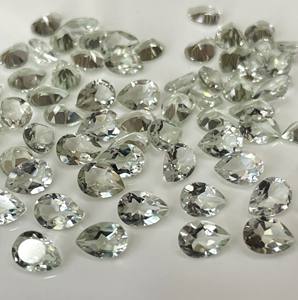 Améthyste verte naturelle coupe poire 8x12mm à facettes-améthyste verte en vrac de qualité supérieure - Product Image 2