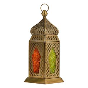 Lanterne marocaine en métal artisanale à forte demande, DE AARTICO, durable, élégante, décoration d'intérieur, ambiance festive, utilisation en intérieur - Product Image 1