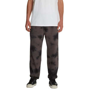 Pantalones de chándal lavados con ácido de Color marrón sólido de alta calidad OEM, pantalones de chándal de estilo Vintage de gran tamaño de cintura media de tela transpirable para hombre - Product Image 1