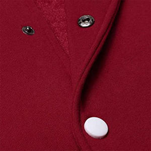 Veste universitaire d'hiver en laine fine personnalisée avec col montant Taille XL Vêtements d'extérieur élégants avec veste universitaire à logo personnalisé - Product Image 4
