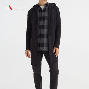 Sudadera con capucha de algodón de talla grande de alta calidad con bolsillos Impresión de lavado ácido personalizada Temporada de otoño Teñido liso - Product Image 1