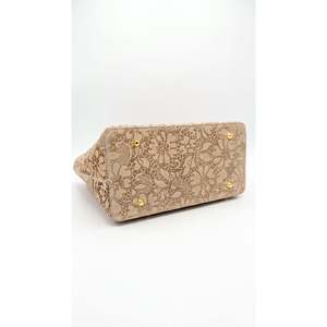 Borsa Strutturata in Vera Pelle Scamosciata Stampata - Made in Italy - Art. 26106 - Product Image 5