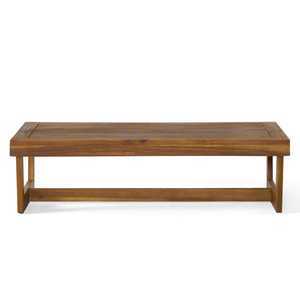 Table basse rectangulaire moderne en bois massif d'acacia pieds élégants extérieur intérieur pour meubles de maison salon balcon décoratif - Product Image 3