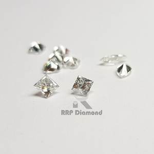 HPHT Melee Diamond 0.50 to 0.59 Carat D E F Color VS Purity Polished Loose White Princess Cut IGI Certified - Product Image 2
