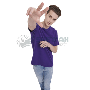 <b>Men's</b> Slim Fit T <b>Shirt</b> <b>Stretch</b> Cotton Short Sleeve Crew Neck Top Modern Style Tee for Date Night Casual Events or City Walks - Product Image 5