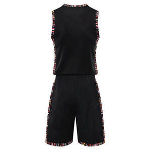 Custom Sublimation Breathable <b>Printed</b> <b>Mesh</b> Shorts Men's Basketball Uniform Sets Designed in China - Product Image 3