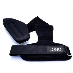 Bodybuilding <b>Power</b> Training Weight Lifting Heavy Hooks Straps, Pull up Hooks Hand Grip Protection <b>Wrist</b> Straps - Product Image 5